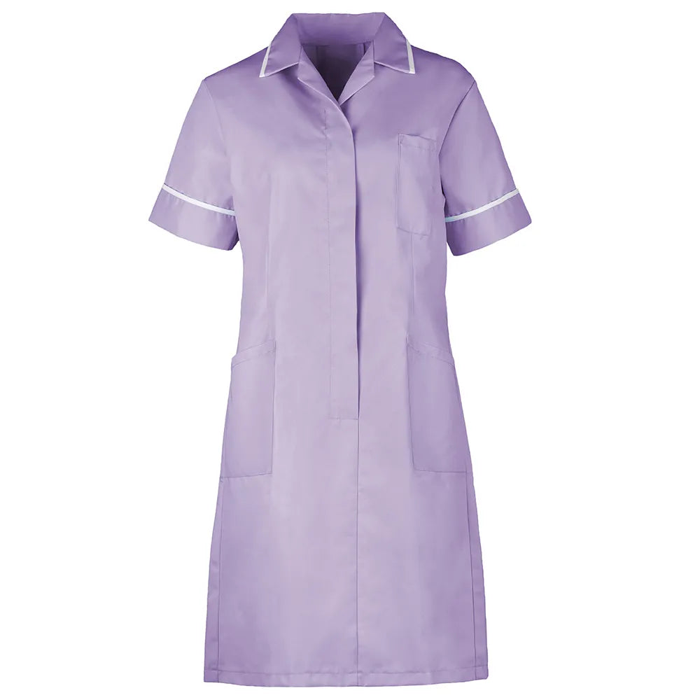 Revere Collar Female Dress D312