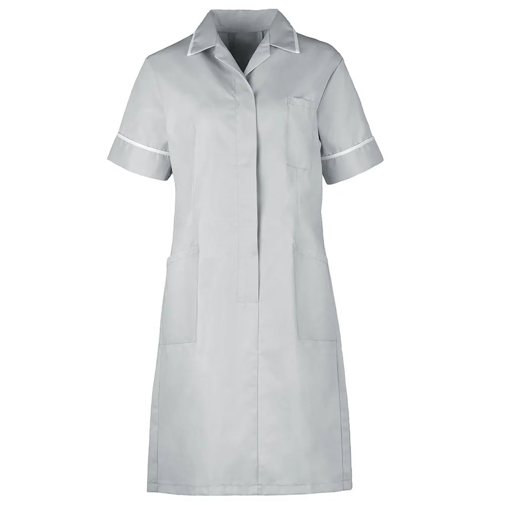 Revere Collar Female Dress D312