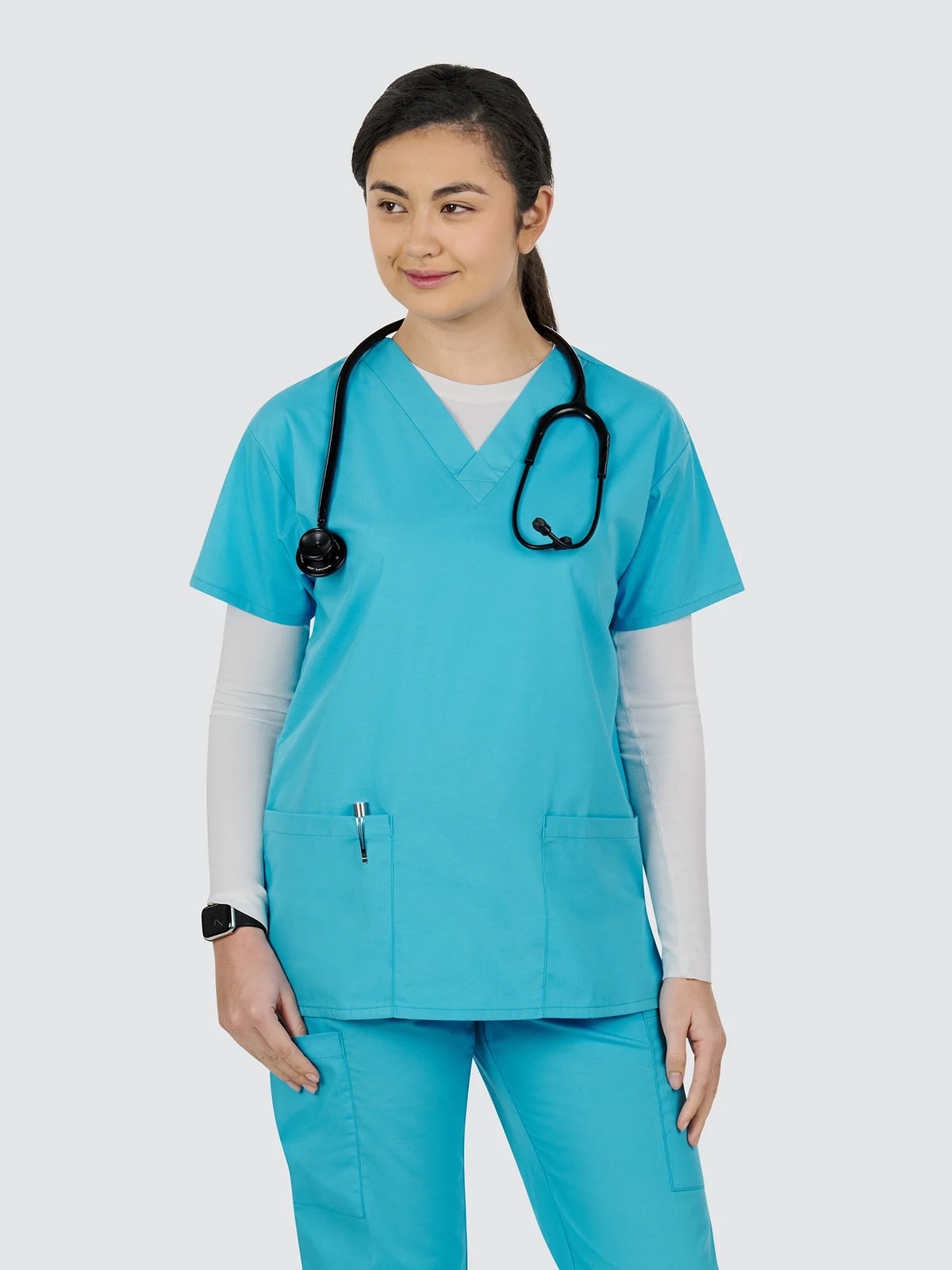 Galaxy Unisex Multi Pocket Scrub Top GXMP