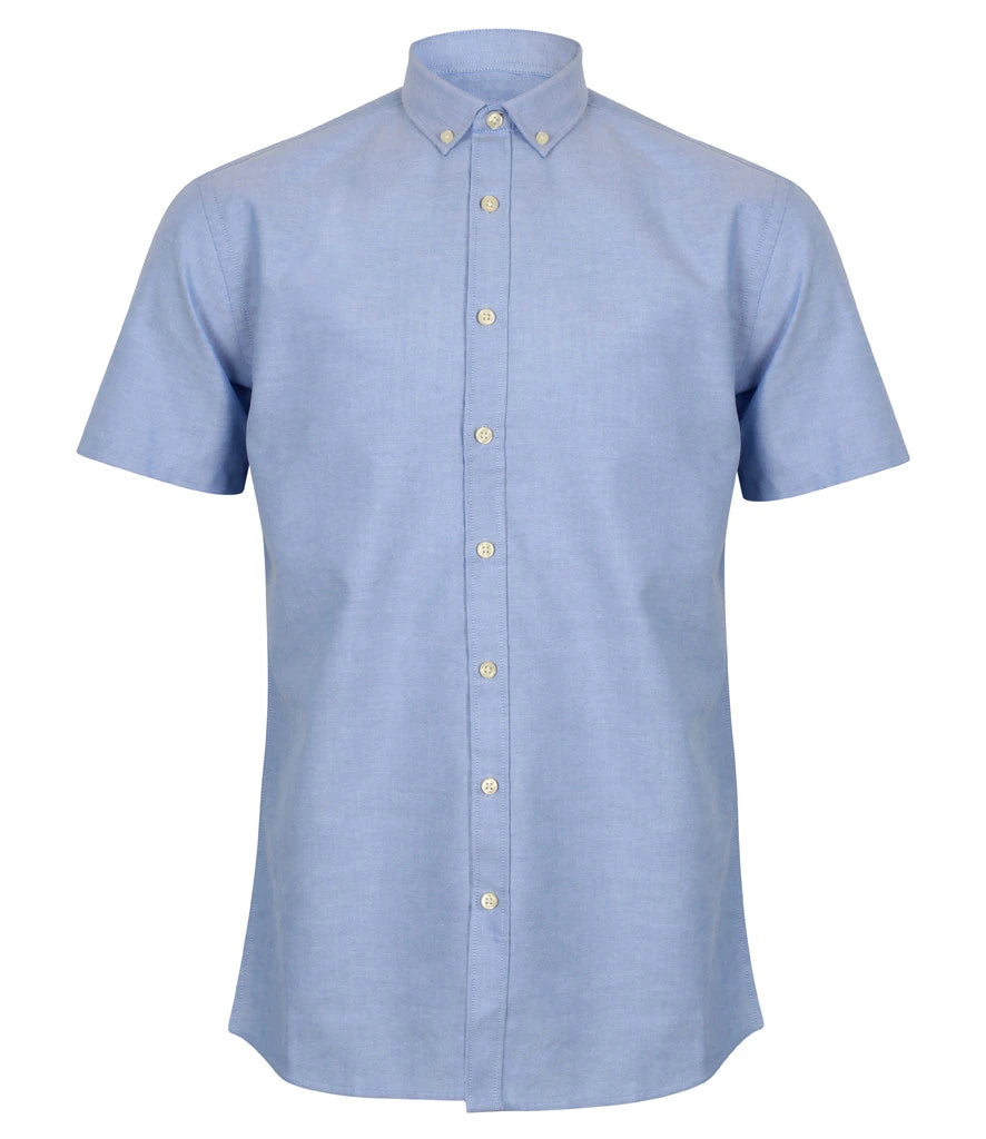 Modern Short Sleeve Oxford Shirt H517