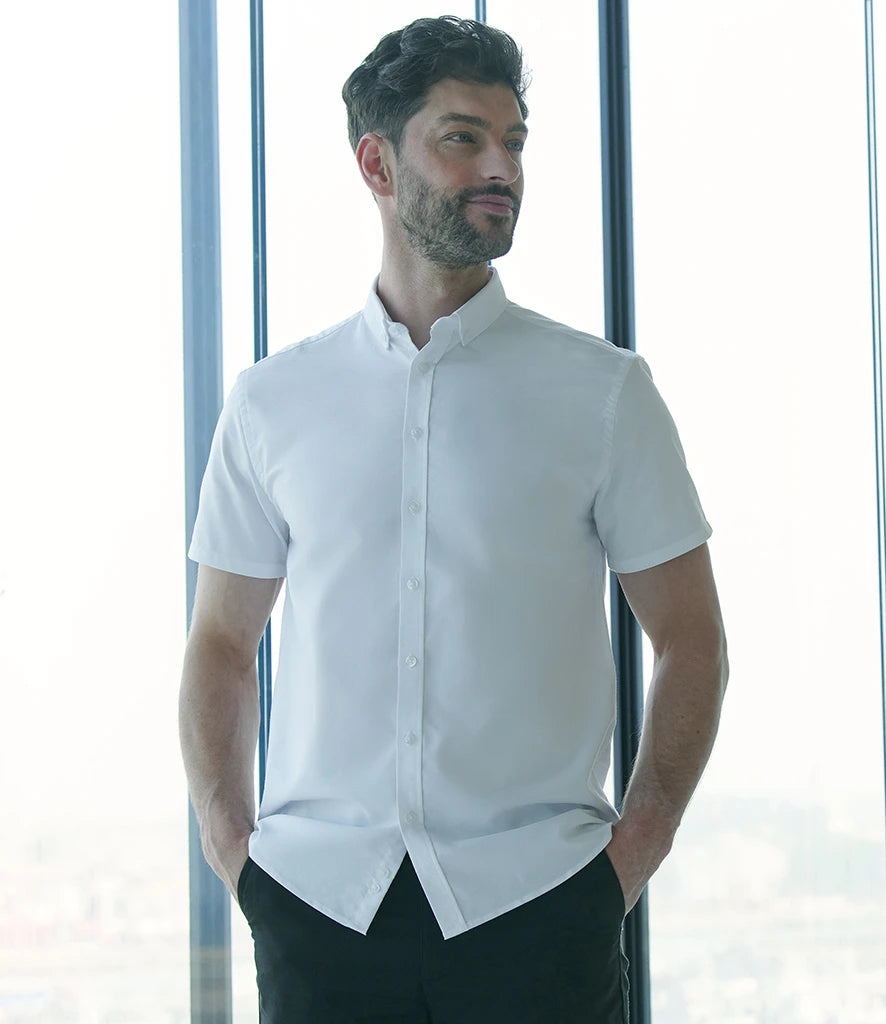 Modern Short Sleeve Oxford Shirt H517
