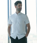 Modern Short Sleeve Oxford Shirt H517
