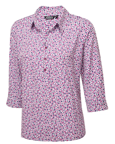 IZZY Print 3/4 Sleeve Blouse
