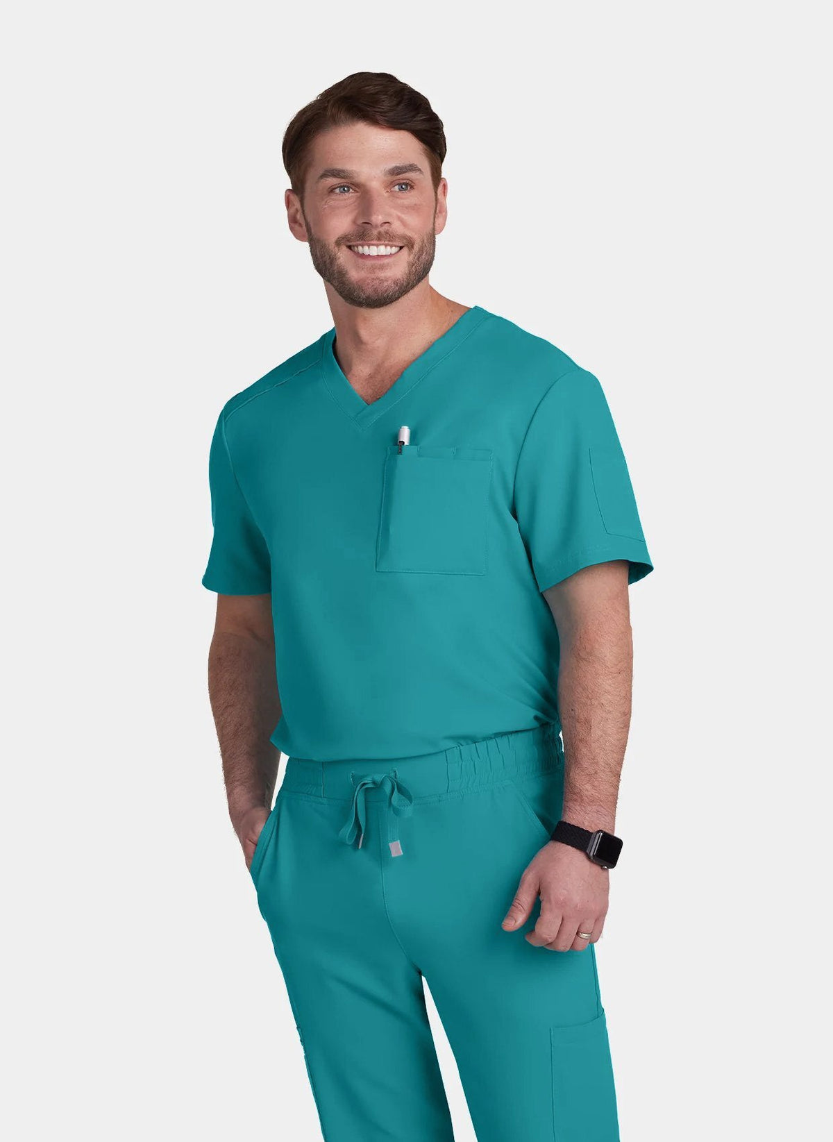 Cureology Artho Stretch Male Scrub Top