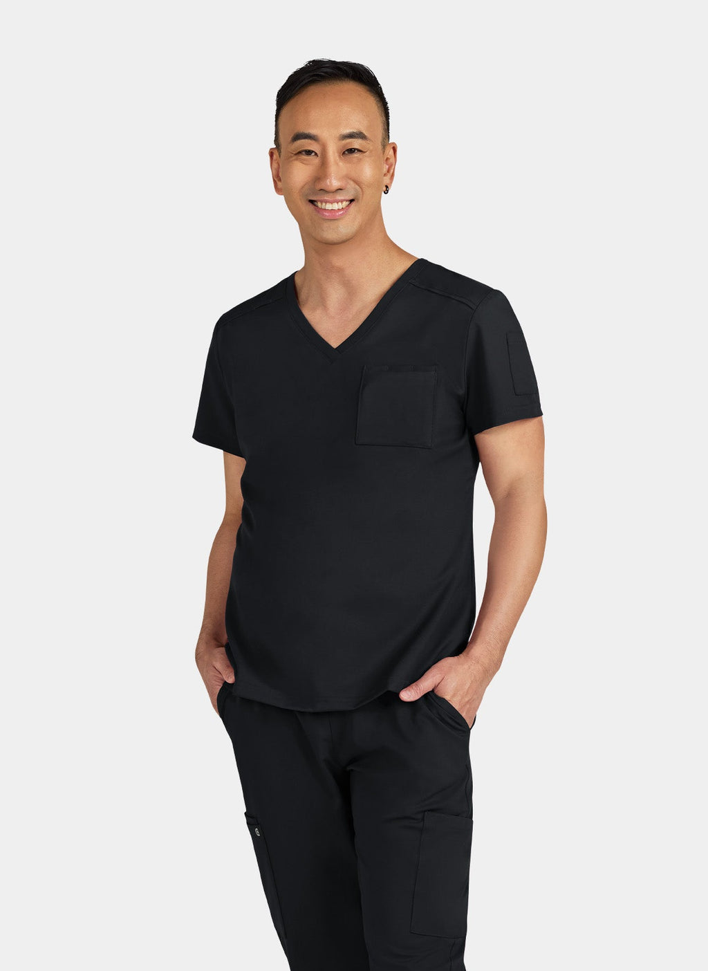 Cureology Artho Stretch Male Scrub Top