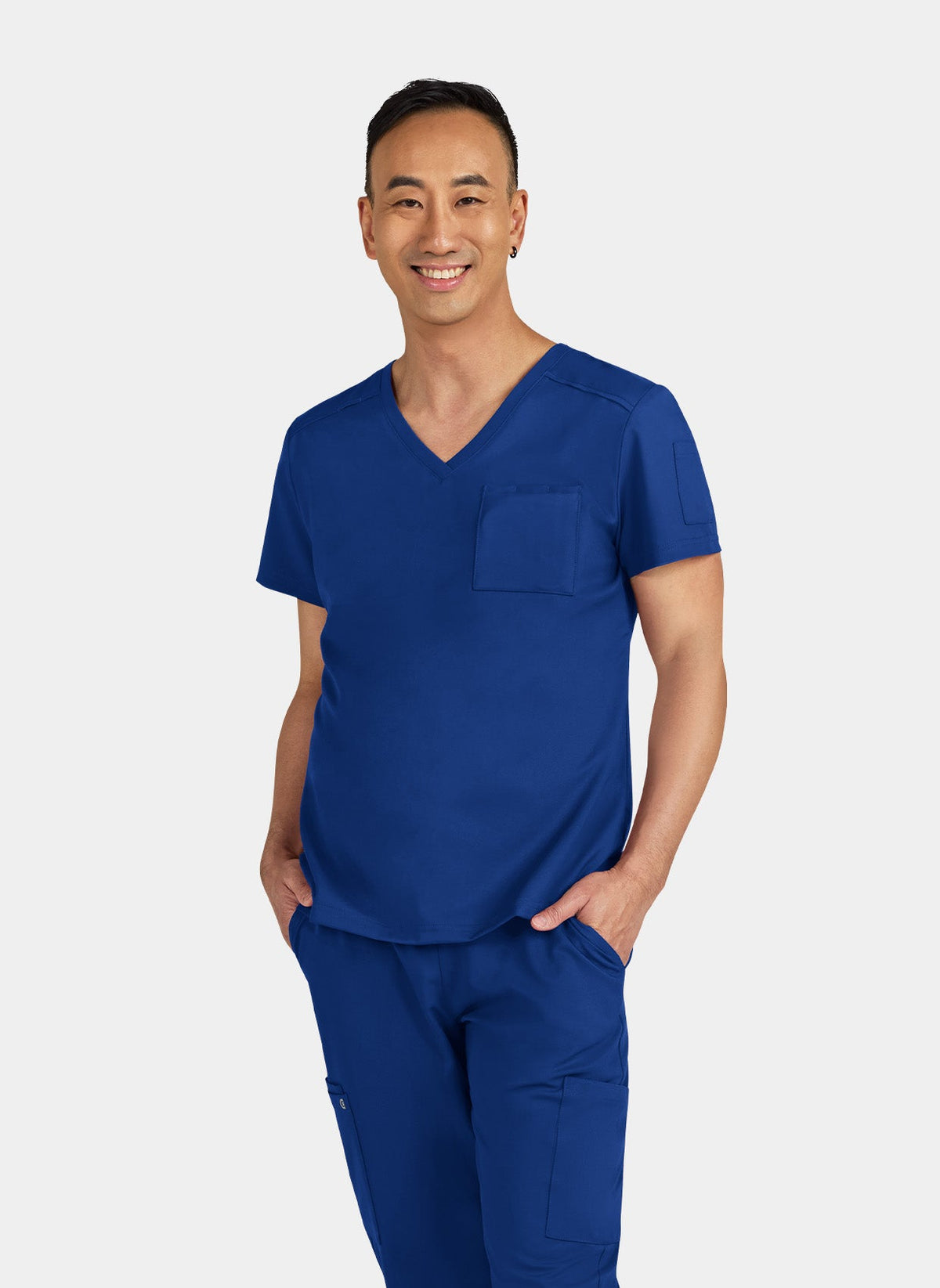 Cureology Artho Stretch Male Scrub Top