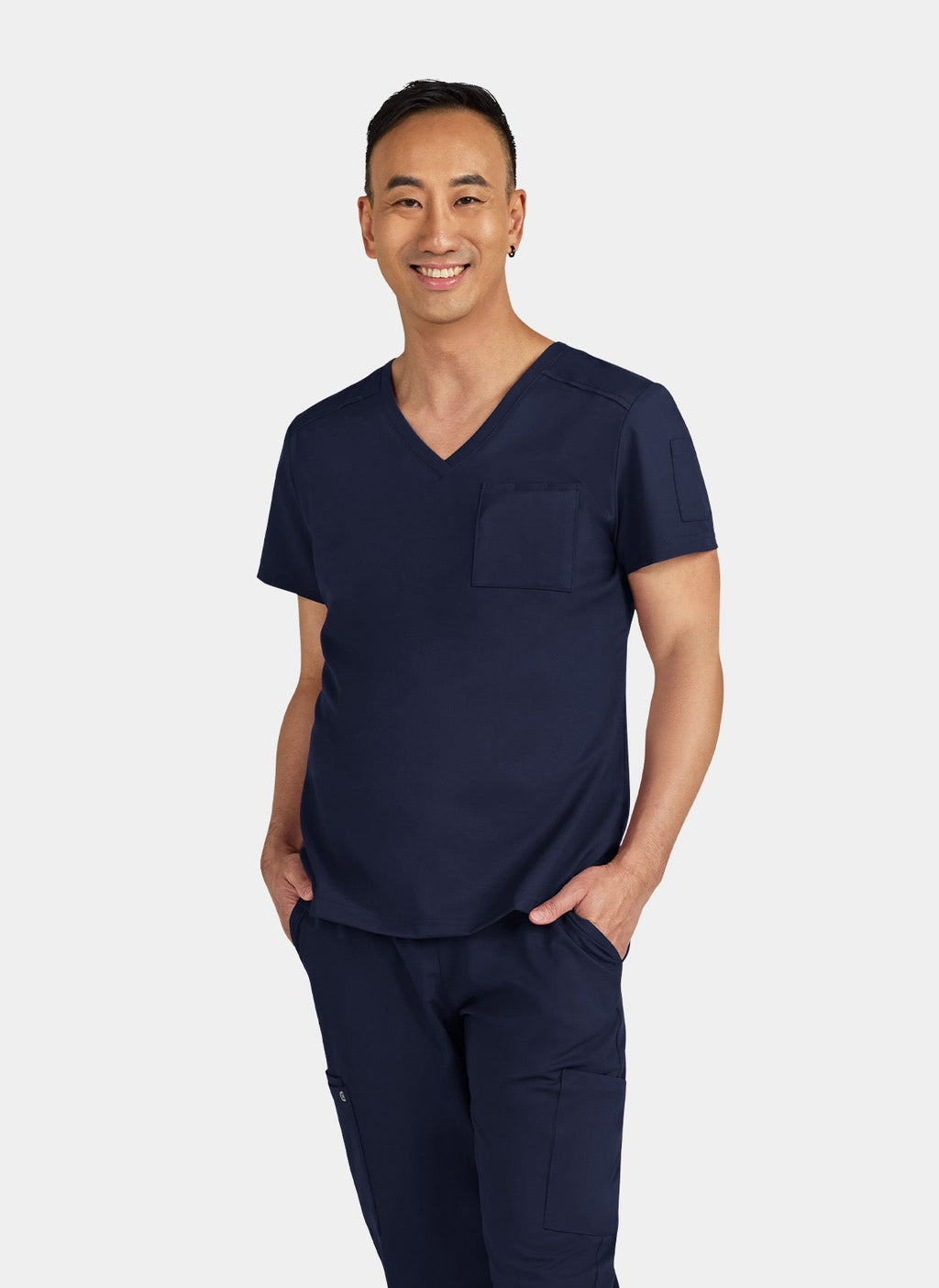 Cureology Artho Stretch Male Scrub Top