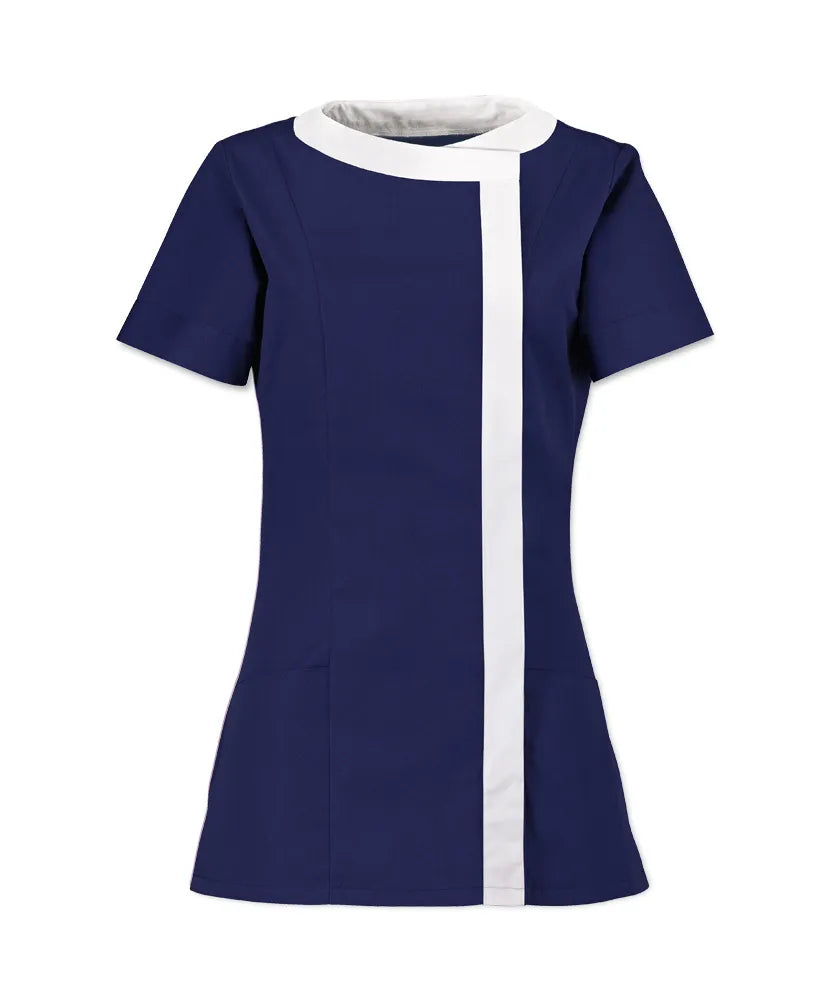 Womens Asymmetric Curve Neck Tunic NF191