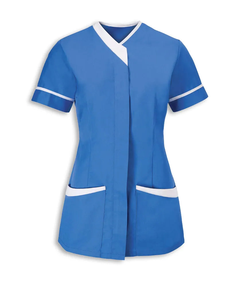 Contrast V-Neck Female Tunic NF54