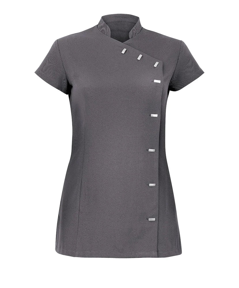 Womens Asymmetrical Button Beauty Tunic NF990