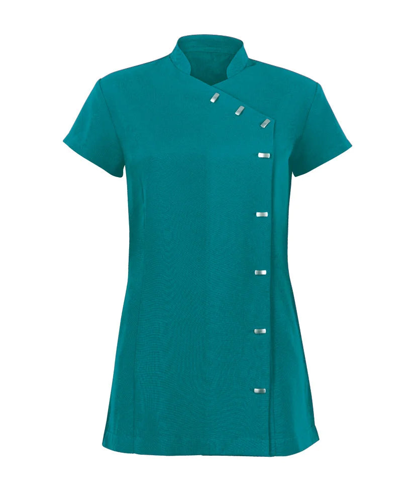 Womens Asymmetrical Button Beauty Tunic NF990