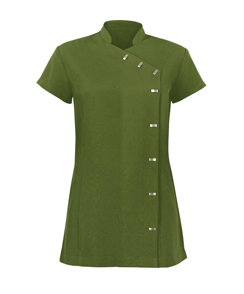 Womens Asymmetrical Button Beauty Tunic NF990