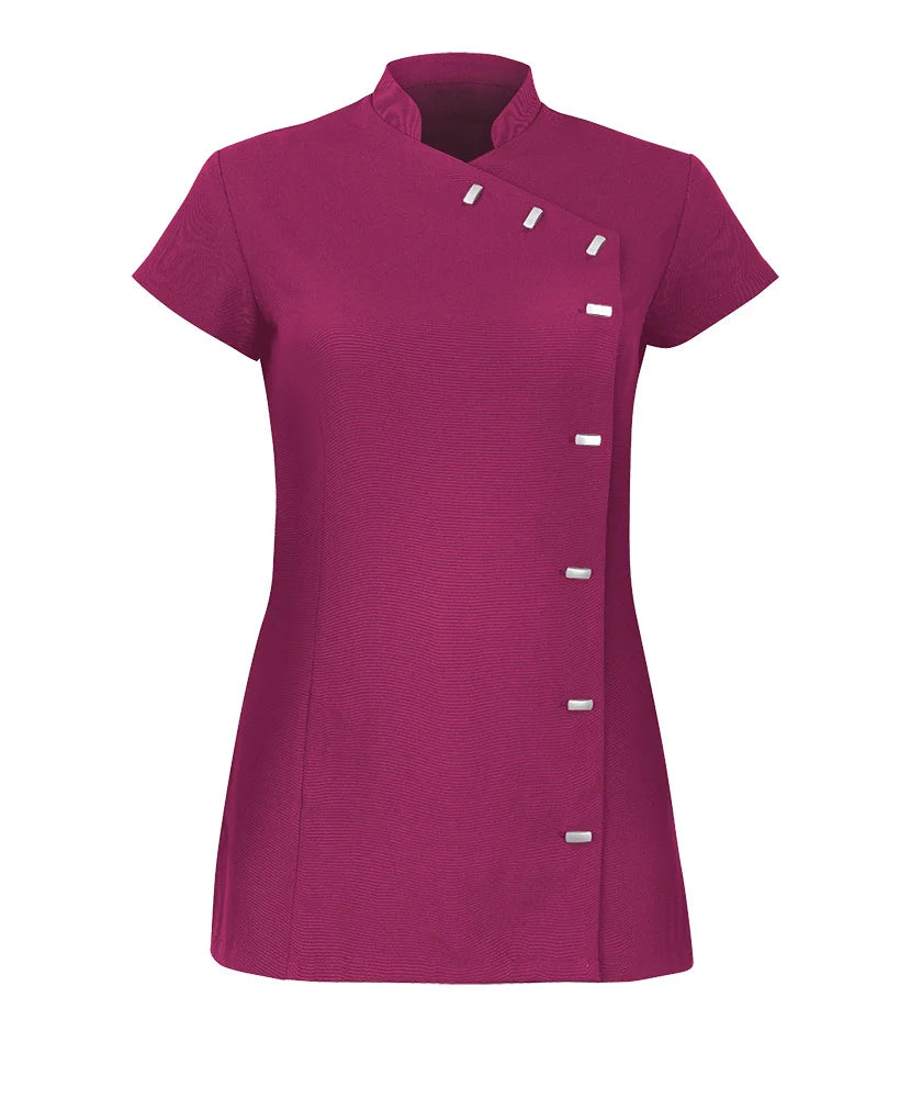 Womens Asymmetrical Button Beauty Tunic NF990