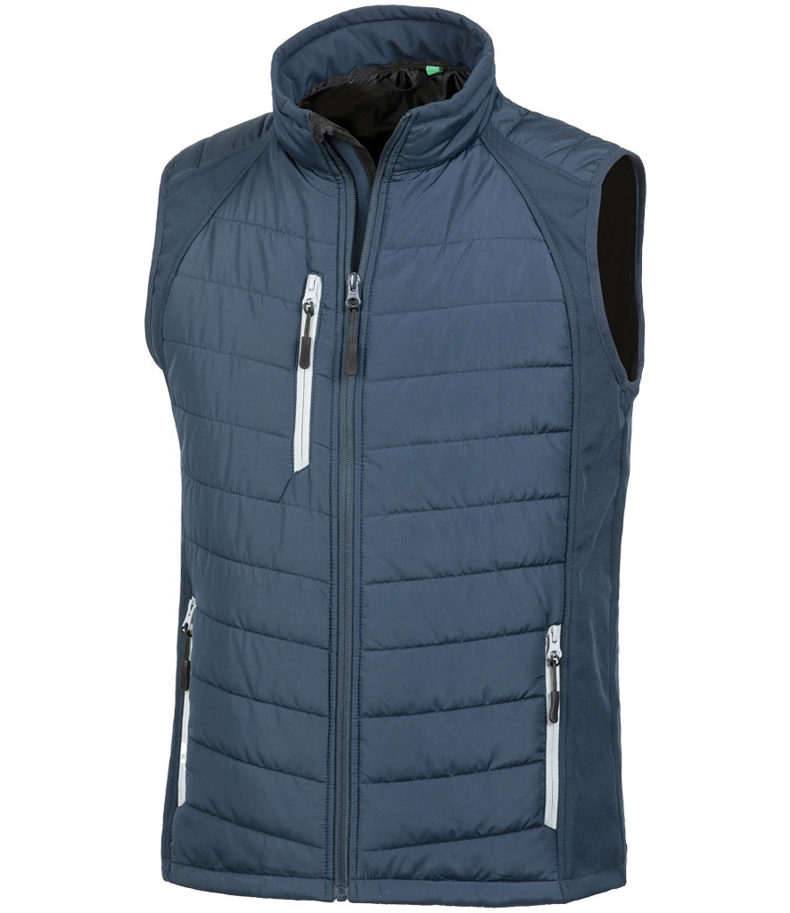 Recycled Compass Padded Gilet RS238