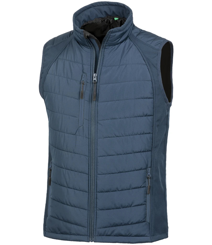 Recycled Compass Padded Gilet RS238