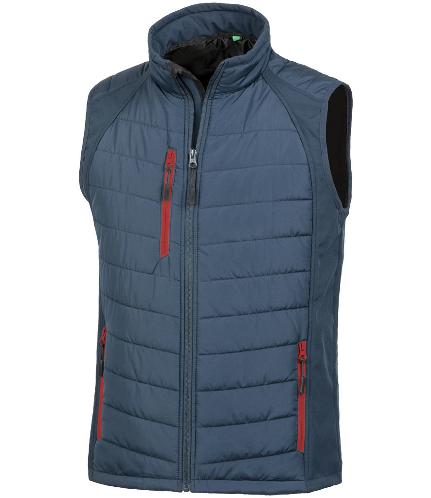 Recycled Compass Padded Gilet RS238