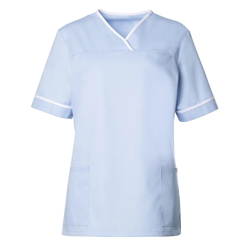 Contrast Trim Female Scrub Tunic HP21