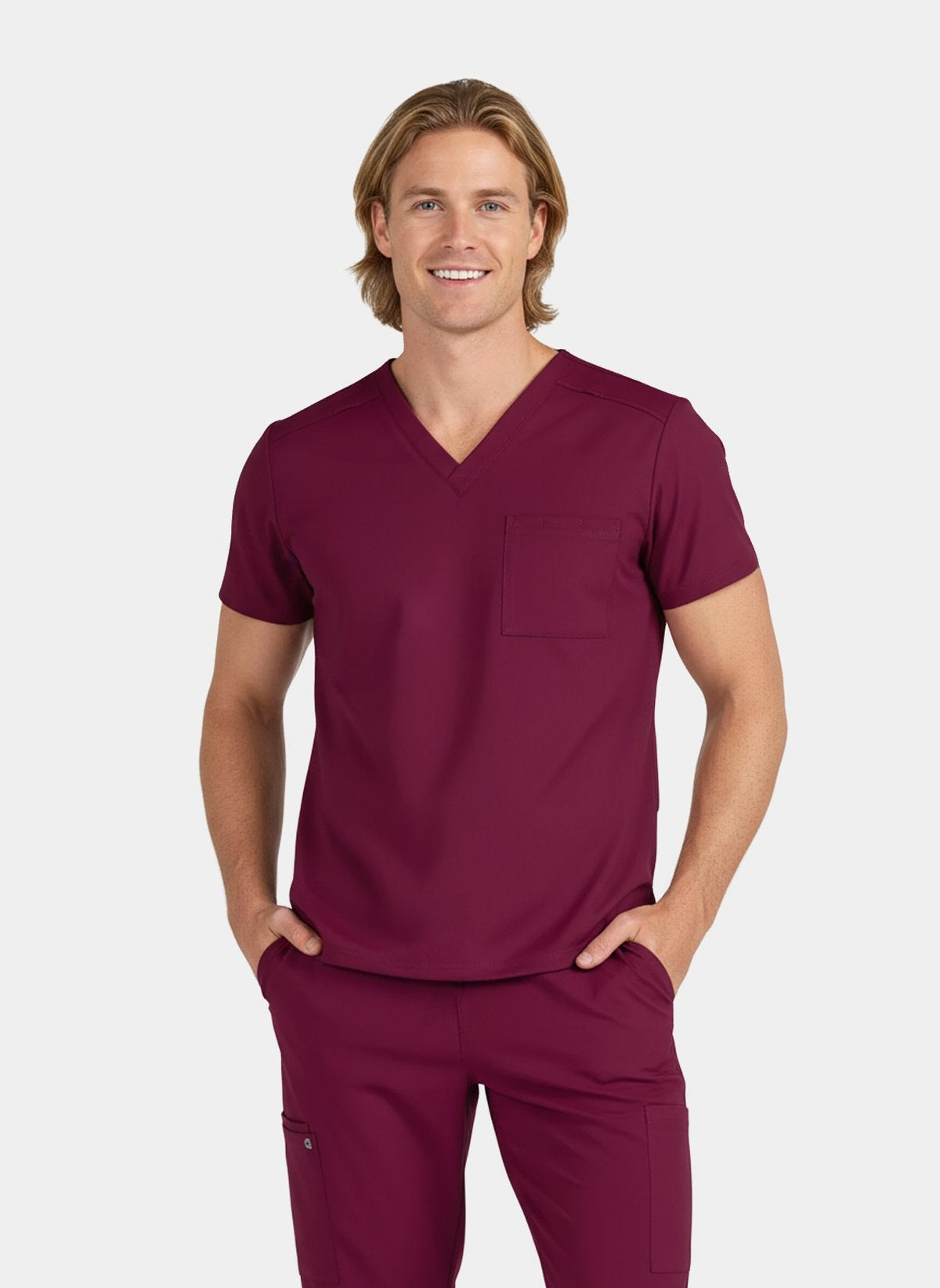 Cureology Artho Stretch Male Scrub Top