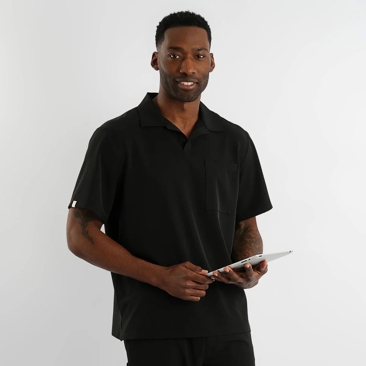 LUMA Modern Men's Polo Scrub Tunic SC203