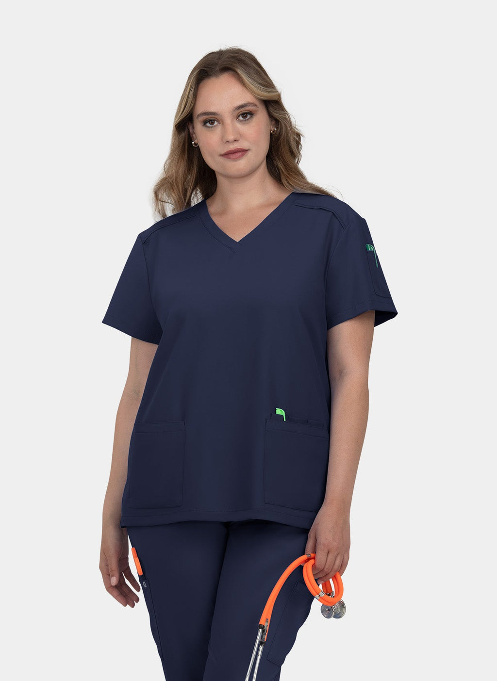 Cureology Cardi Female Stretch Scrub Top