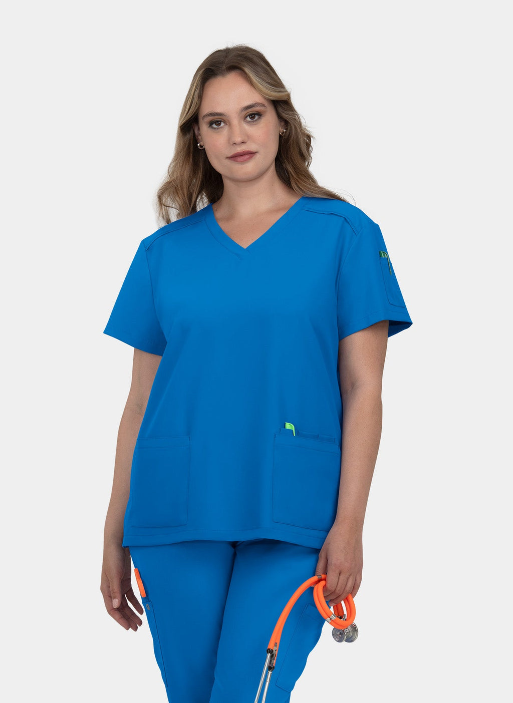Cureology Cardi Female Stretch Scrub Top