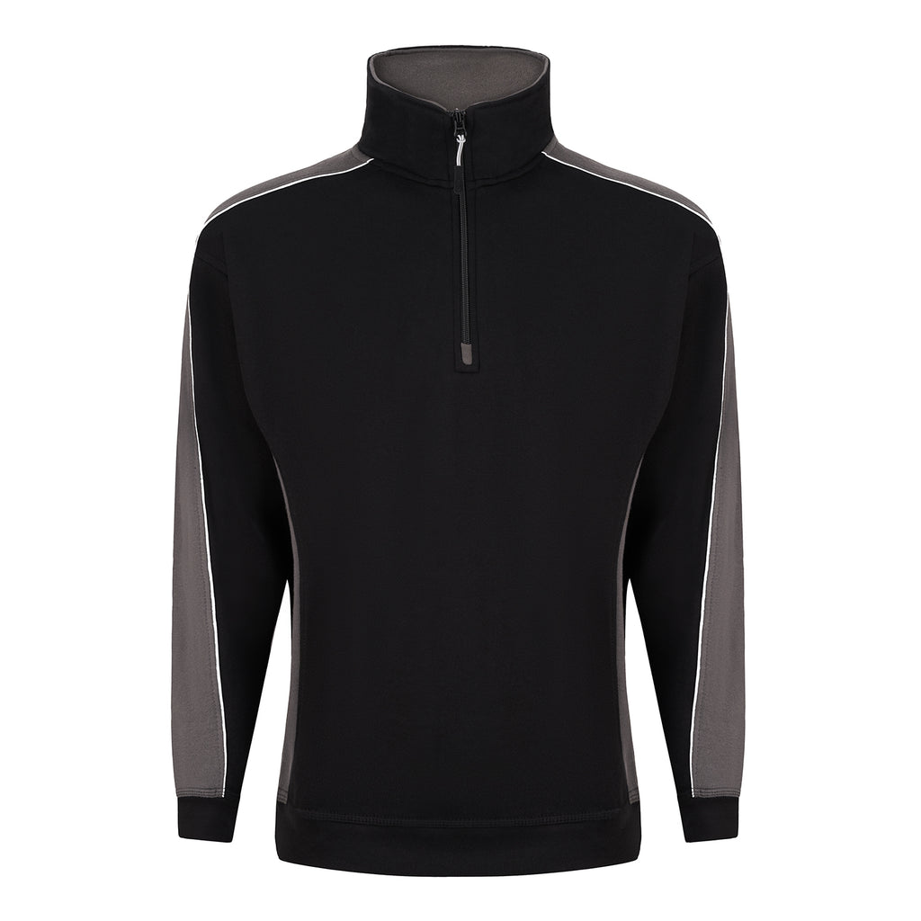 Avocet Two Tone Quarter Zip Sweat Shirt 1288
