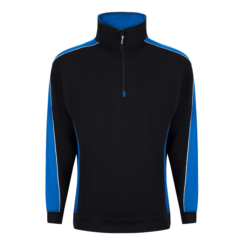 Avocet Two Tone Quarter Zip Sweat Shirt 1288