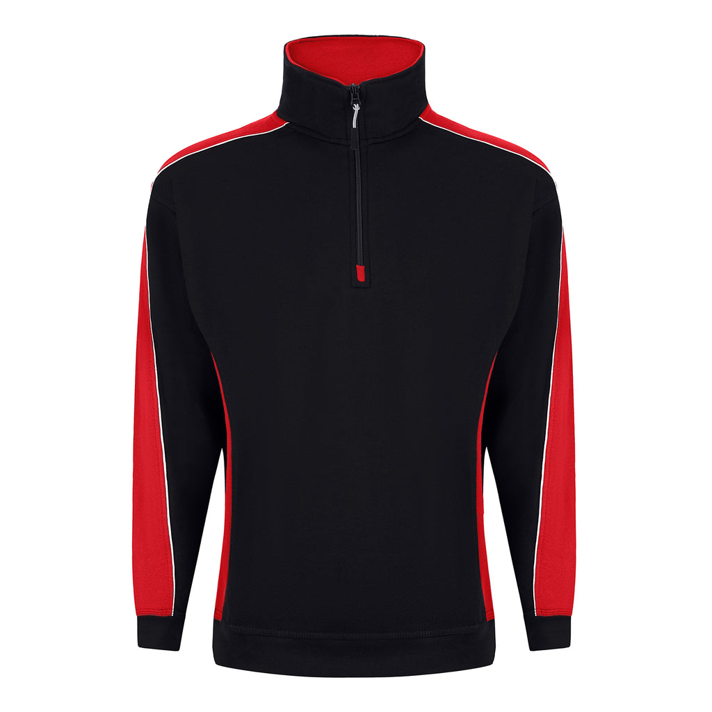 Avocet Two Tone Quarter Zip Sweat Shirt 1288