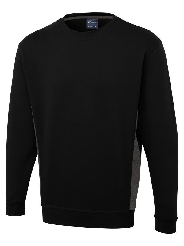 Two Tone Crew Neck Sweatshirt UC217