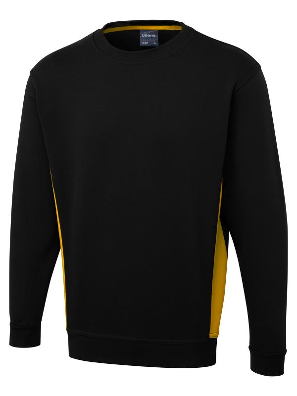 Two Tone Crew Neck Sweatshirt UC217