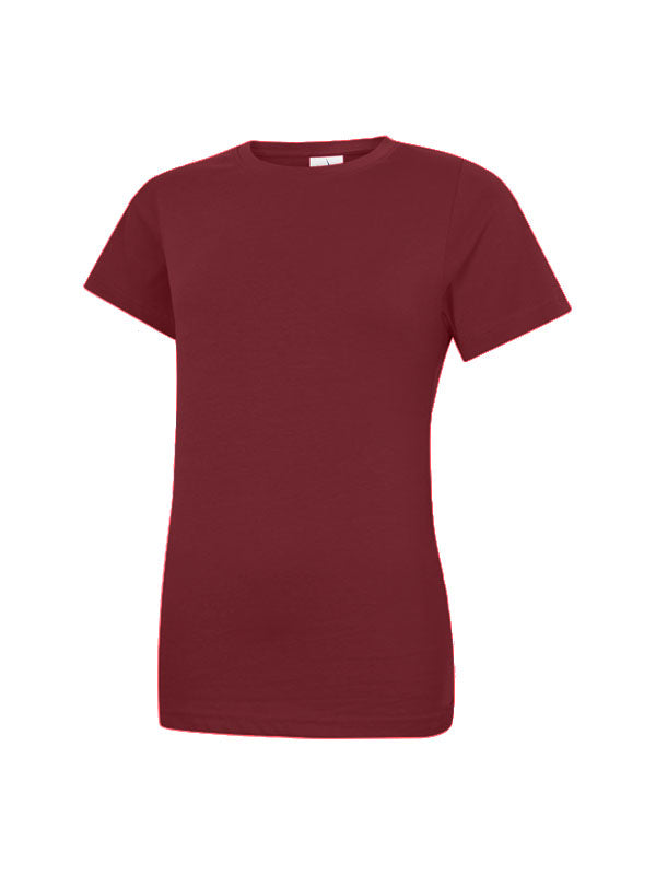 Ladies Classic Crew Neck Short Sleeve T Shirt UC318