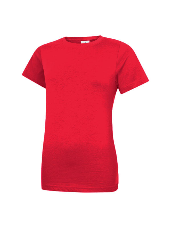 Ladies Classic Crew Neck Short Sleeve T Shirt UC318