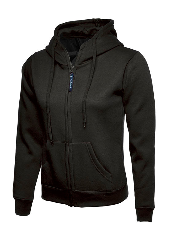 Ladies Classic Full Zip Hooded Sweatshirt UC505
