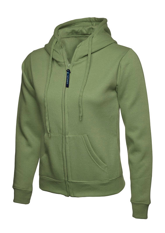 Ladies Classic Full Zip Hooded Sweatshirt UC505