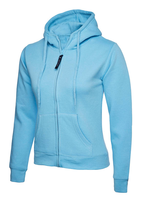 Ladies Classic Full Zip Hooded Sweatshirt UC505