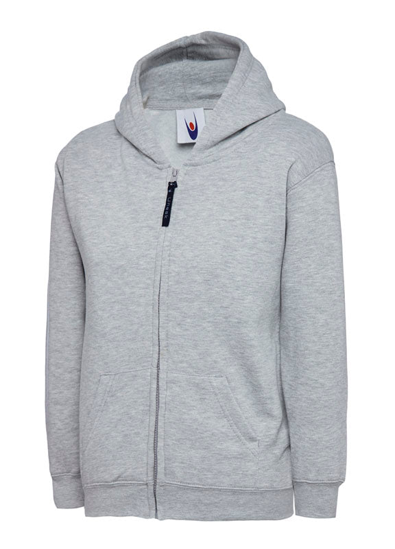 Childrens Classic Full Zip Hooded Sweatshirt UC506