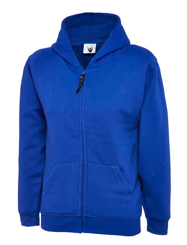 Childrens Classic Full Zip Hooded Sweatshirt UC506