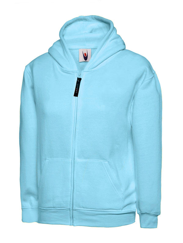Childrens Classic Full Zip Hooded Sweatshirt UC506