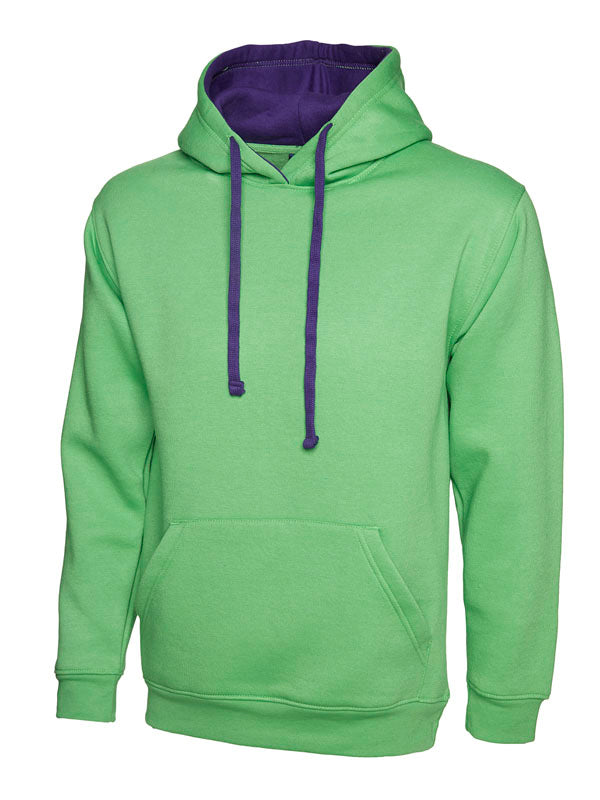 Contrast Hooded Sweatshirt UC507
