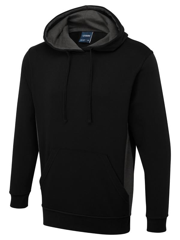 Two Tone Hooded Sweatshirt UC517