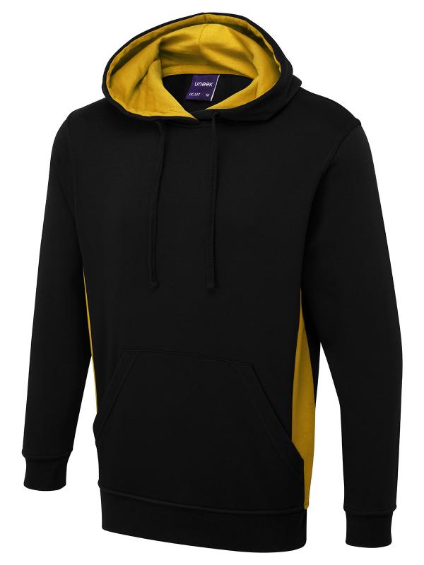 Two Tone Hooded Sweatshirt UC517