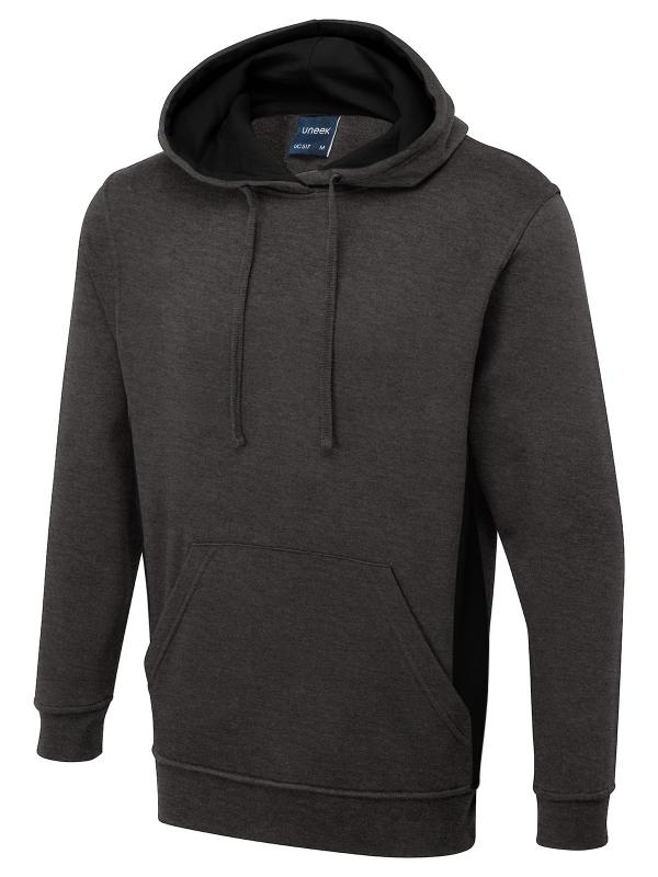Two Tone Hooded Sweatshirt UC517