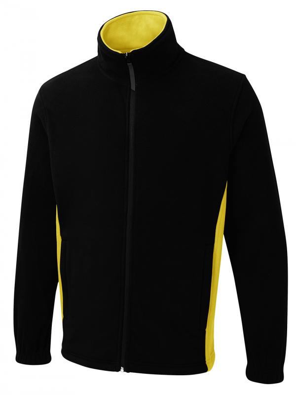 Two Tone Full Zip Fleece Jacket UC617
