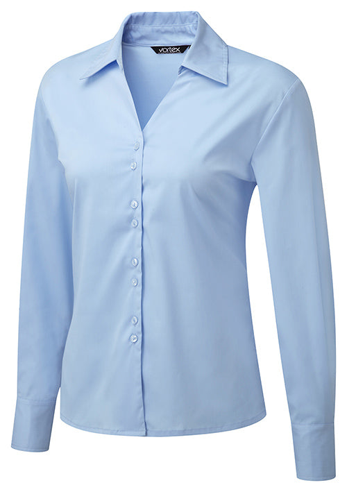 FREYA Long Sleeve Cotton Touch Blouse