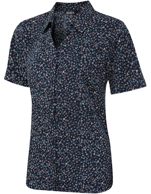 JENNI Short Sleeve Print Blouse