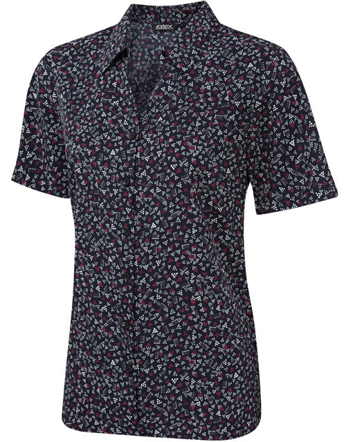 JENNI Short Sleeve Print Blouse