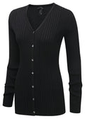 KRISTIN Long Sleeve V- Neck Cardigan